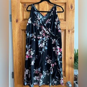 Plus Size Floral Dress 2X